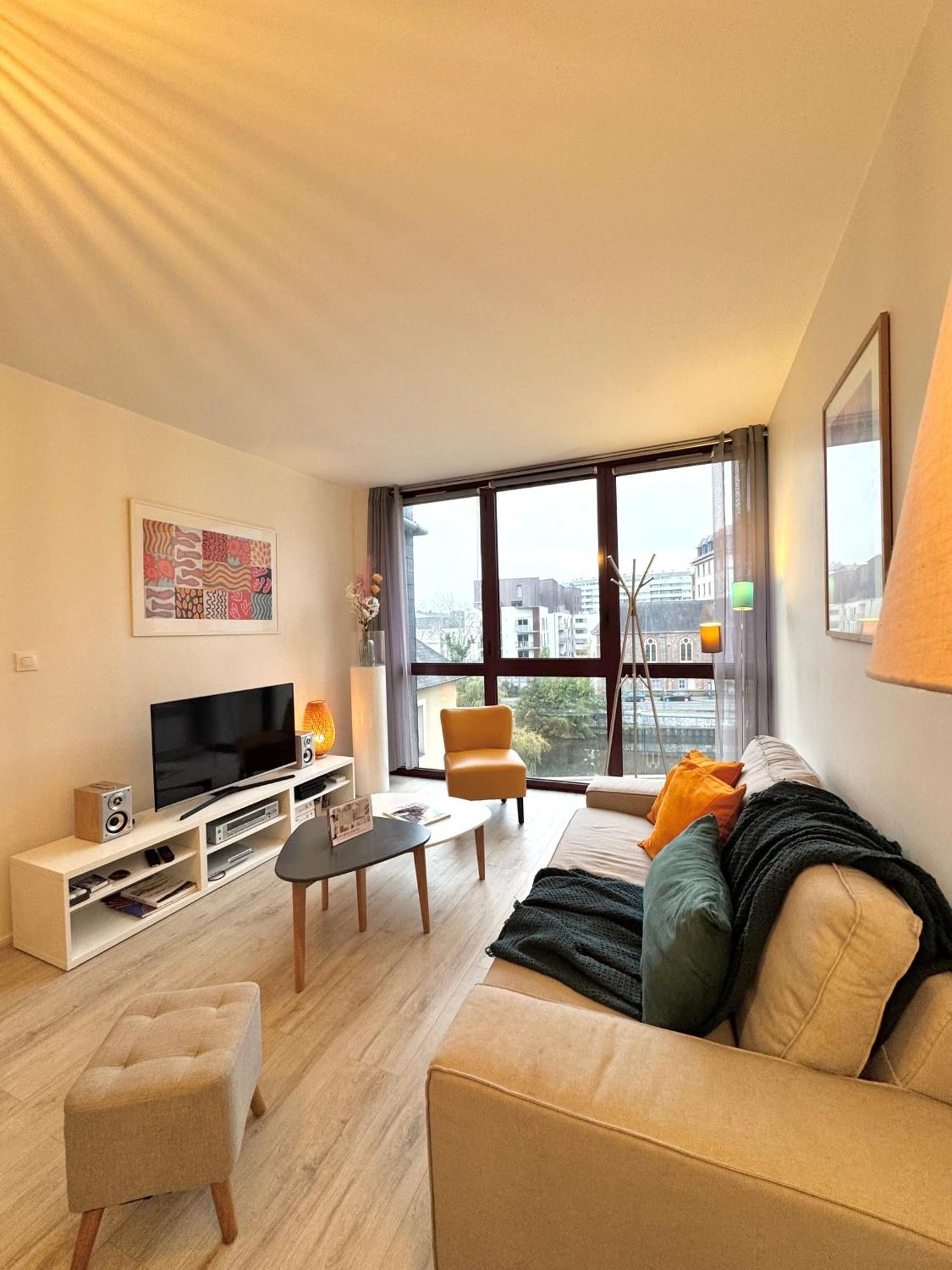 Appartement Le Nantais, Centre De Rennes Avec Garage Prive Extérieur photo